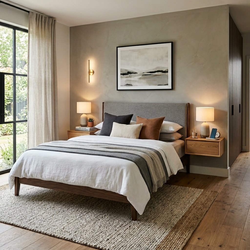 17 Modern Bedroom Ideas That Make Your Space Look Expensive Without Trying Too Hard 11 Floating Nightstands for a Clean Modern Look