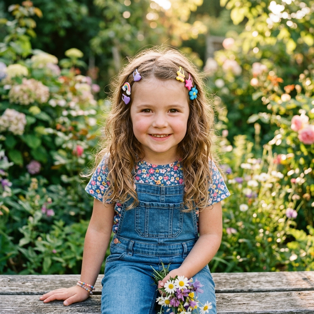 16 Kid Hairstyle Ideas That Are Cute, Easy & Totally Playground-Approved 17 Hair Clips & Open Style