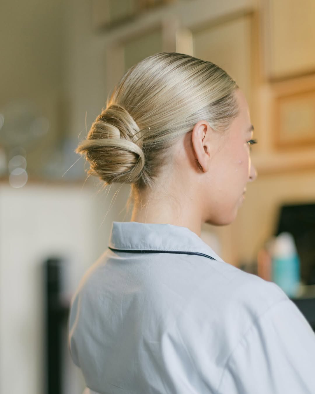 16 Blonde Hairstyle Ideas That Are About to Take Over 2026 15 Icy Blonde Sleek Bun