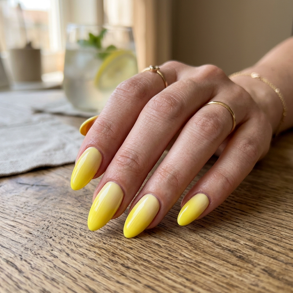 17 Summer Ombre Nails That Are Giving Main Character Energy All Season 10 Lemon Sorbet Ombre
