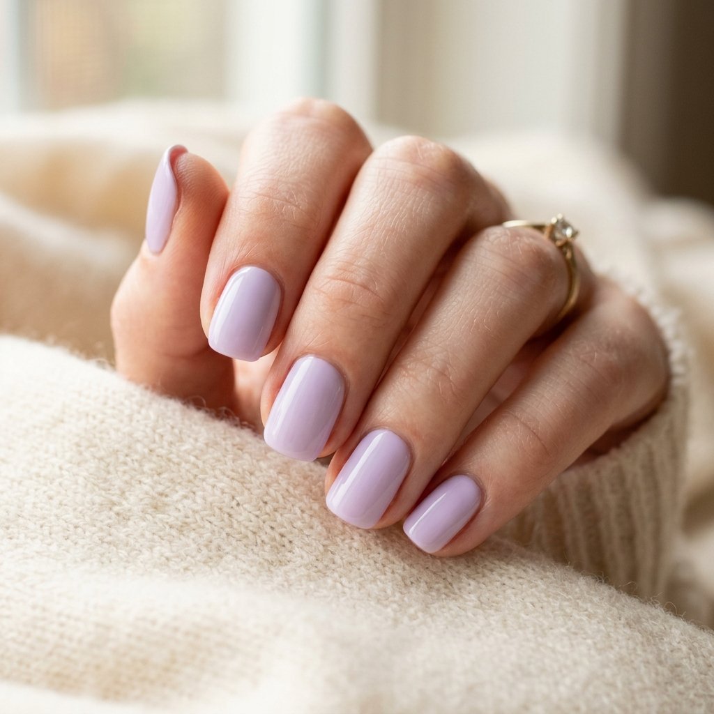 16 Basic Summer Nails Everyone’s Obsessed With Right Now (And Yes, You Can Totally Pull These Off) 13 Light Lavender Nails