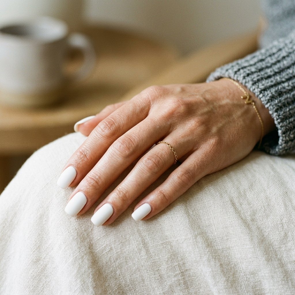 17 White Summer Nails That Scream “Clean Girl Energy” (And Honestly Go With Everything) 7 Matte White Nails