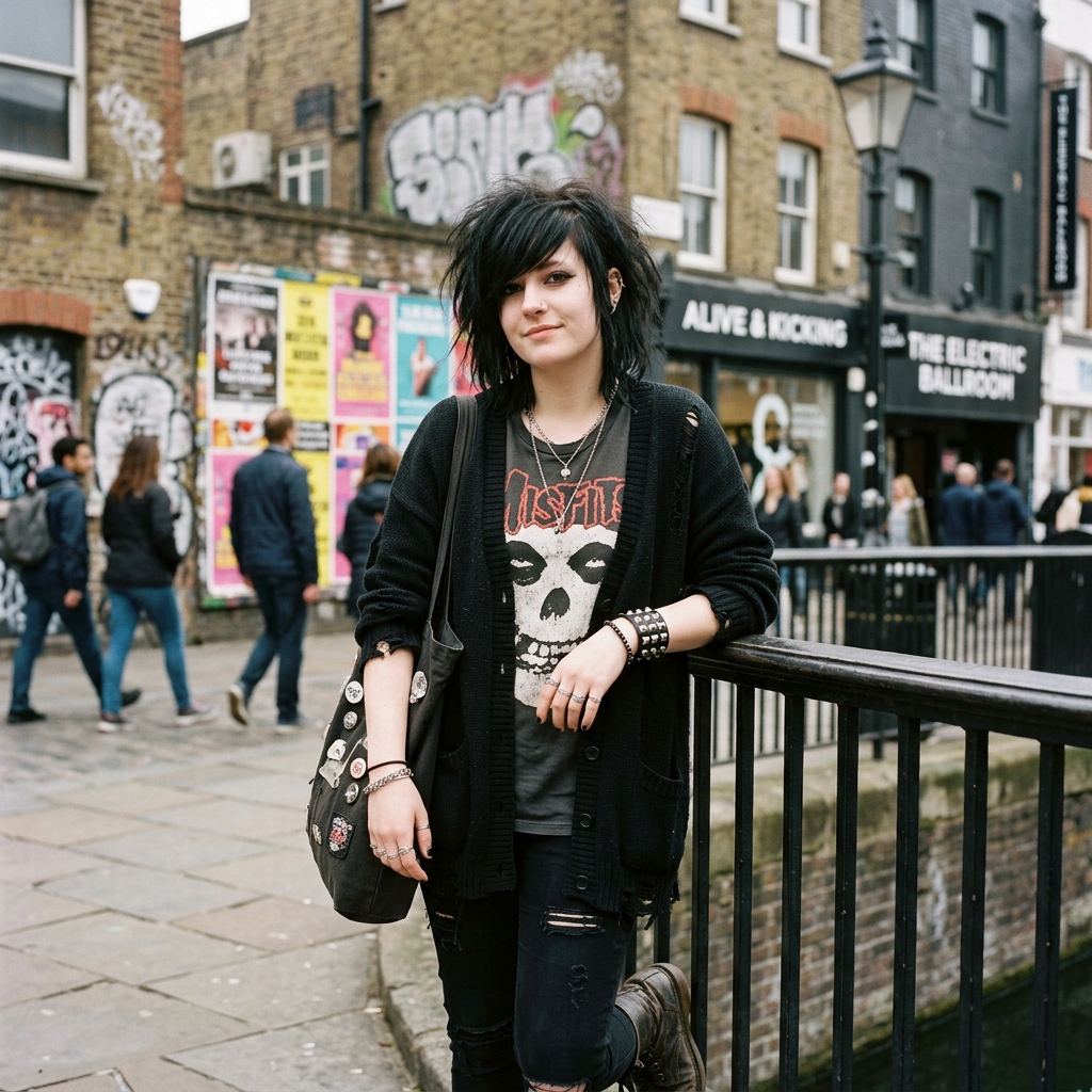 15 Emo Hairstyle Ideas That Are Giving Main Character Energy in 2026 12 Messy Shoulder-Length Emo Hair
