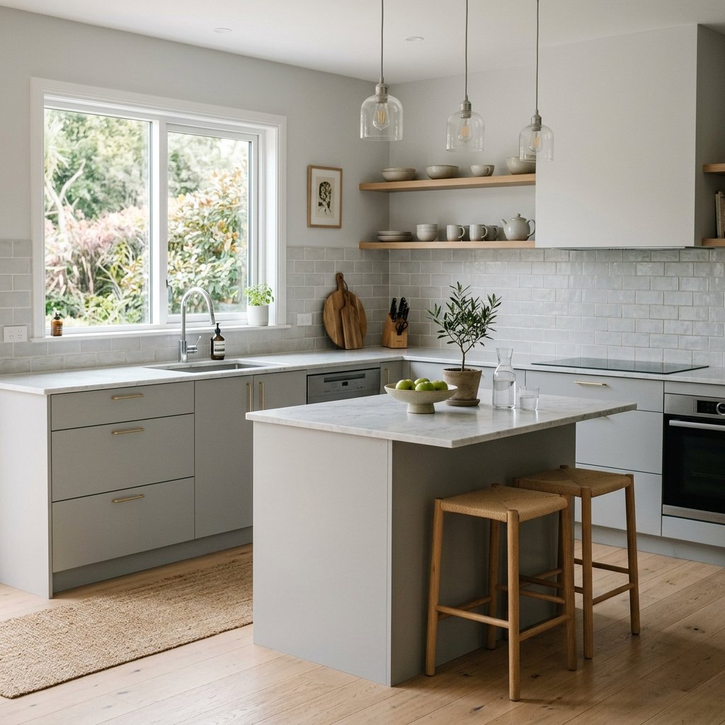 15 Kitchen Color Ideas That Are So Chic, You’ll Want to Repaint Everything This Weekend 13 Pale Gray for Minimalist Beauty