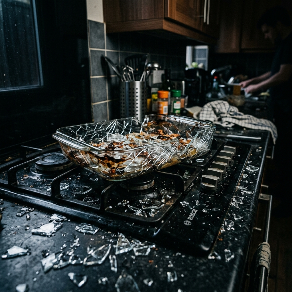 A Glass Pan Exploded in Their Kitchen — And Then Her Boyfriend Blamed HER for It 3 Piecing Together What Actually Happened