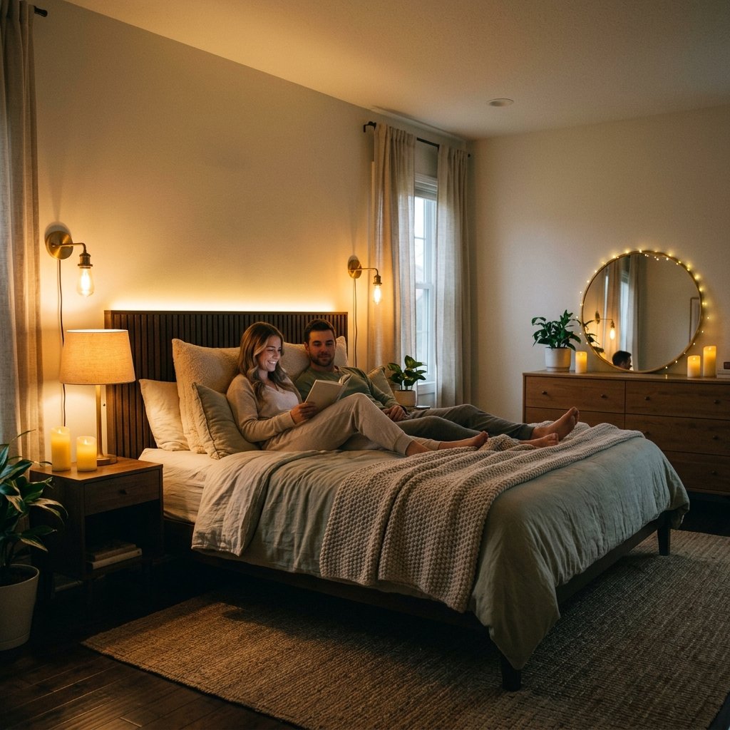 17 Bedroom Design Ideas So Good You’ll Want to Redecorate Tonight 14 Romantic Bedroom Lighting Setup