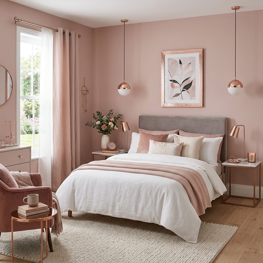 18 Pink Bedroom Ideas That Are Giving Main-Character Energy in 2026 12 Rose Gold Decor That Looks Instantly Chic