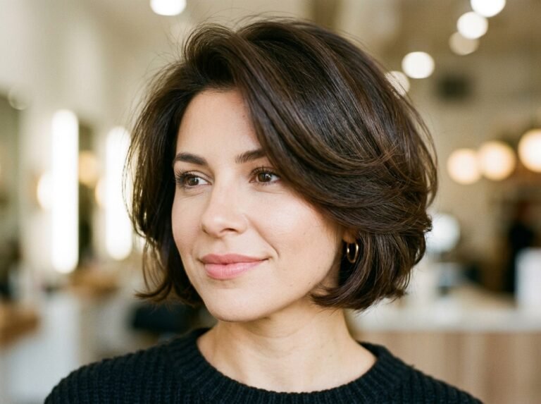 Short Hair Blowout