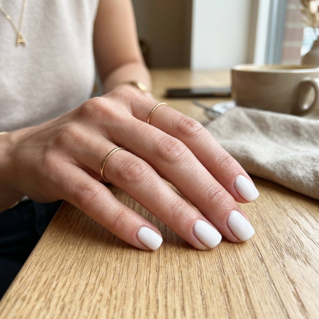 17 White Summer Nails That Scream “Clean Girl Energy” (And Honestly Go With Everything) 12 Short White Nails