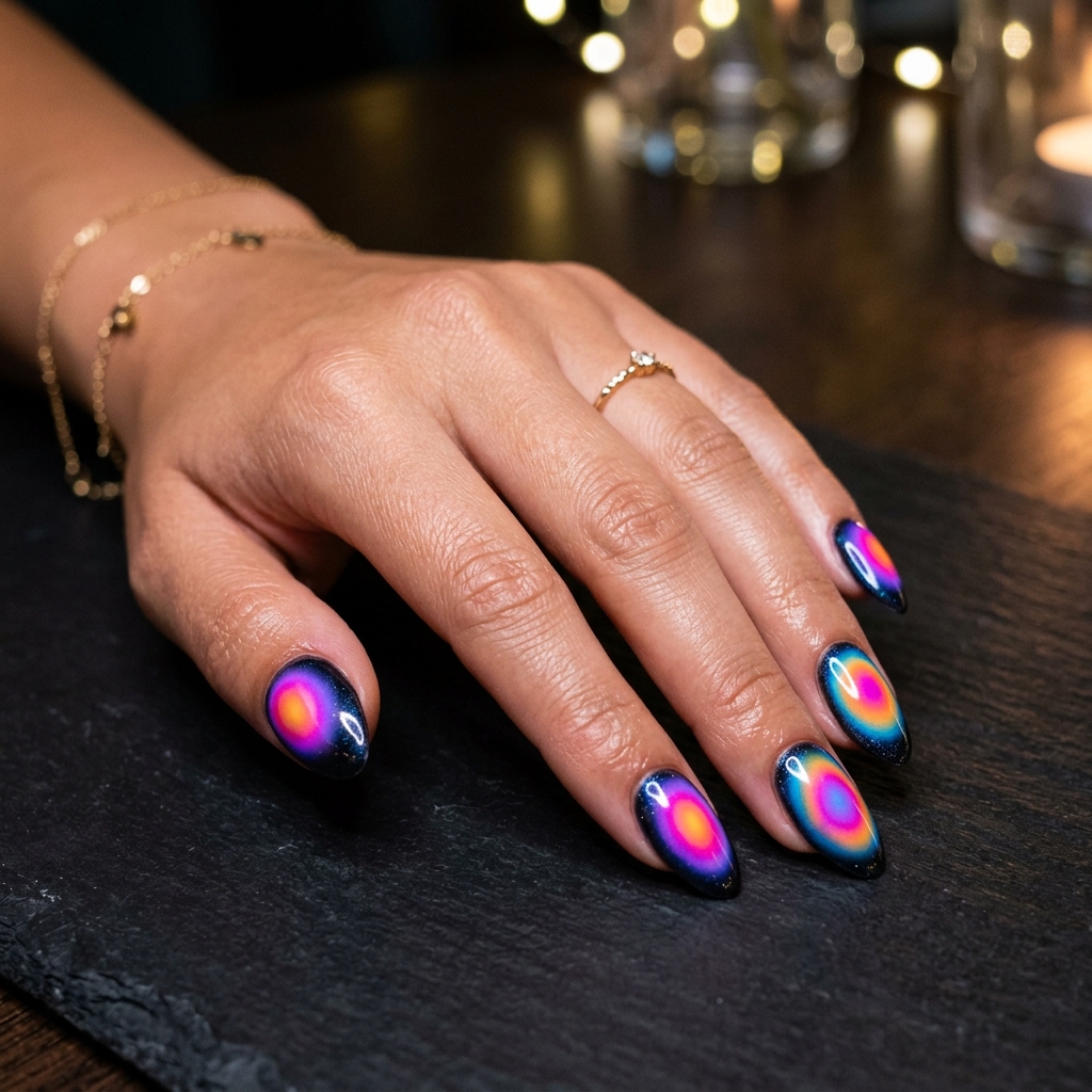 16 Neon Summer Nails That Are Basically Sunshine in Mani Form (Warning: You’ll Want Them All) 17 Single hand with neon nails 202605071221