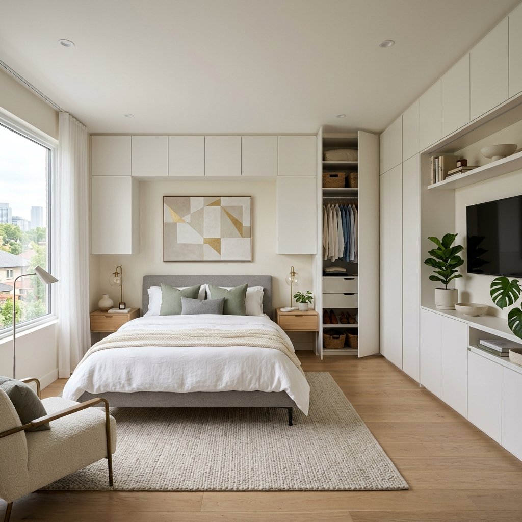 17 Modern Bedroom Ideas That Make Your Space Look Expensive Without Trying Too Hard 14 Smart Storage That Hides the Mess