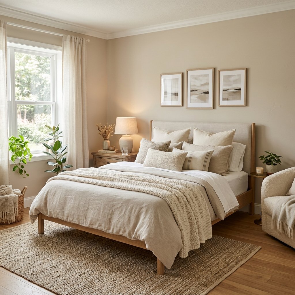 17 Bedroom Design Ideas So Good You’ll Want to Redecorate Tonight 2 Soft Neutral Bedroom Magic