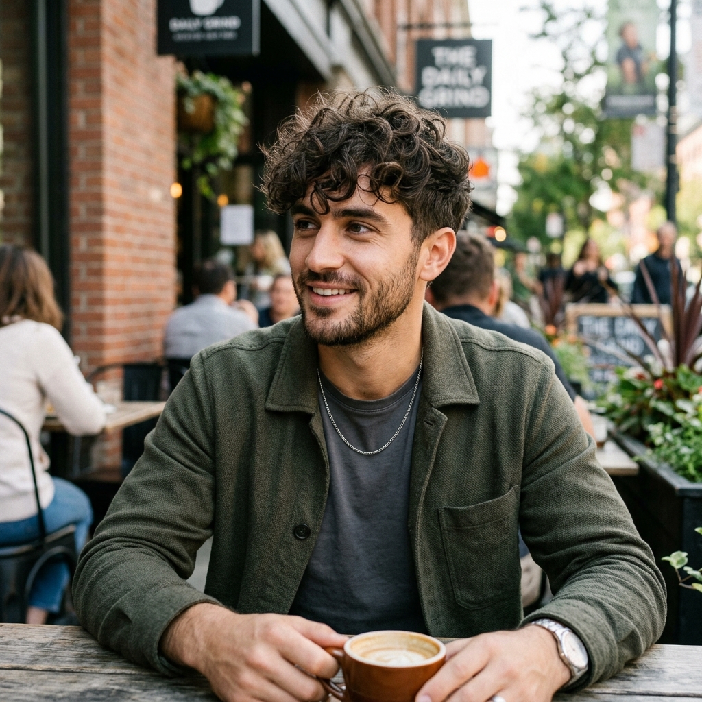 16 Curly Hairstyles for Men That Are Seriously Turning Heads Right Now (And Yes, You Can Pull Them Off) 3 The Messy Curly Fringe