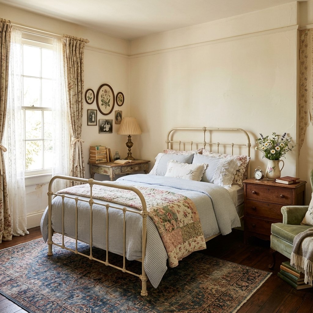 17 Bedroom Design Ideas So Good You’ll Want to Redecorate Tonight 8 Vintage Bedroom Charm