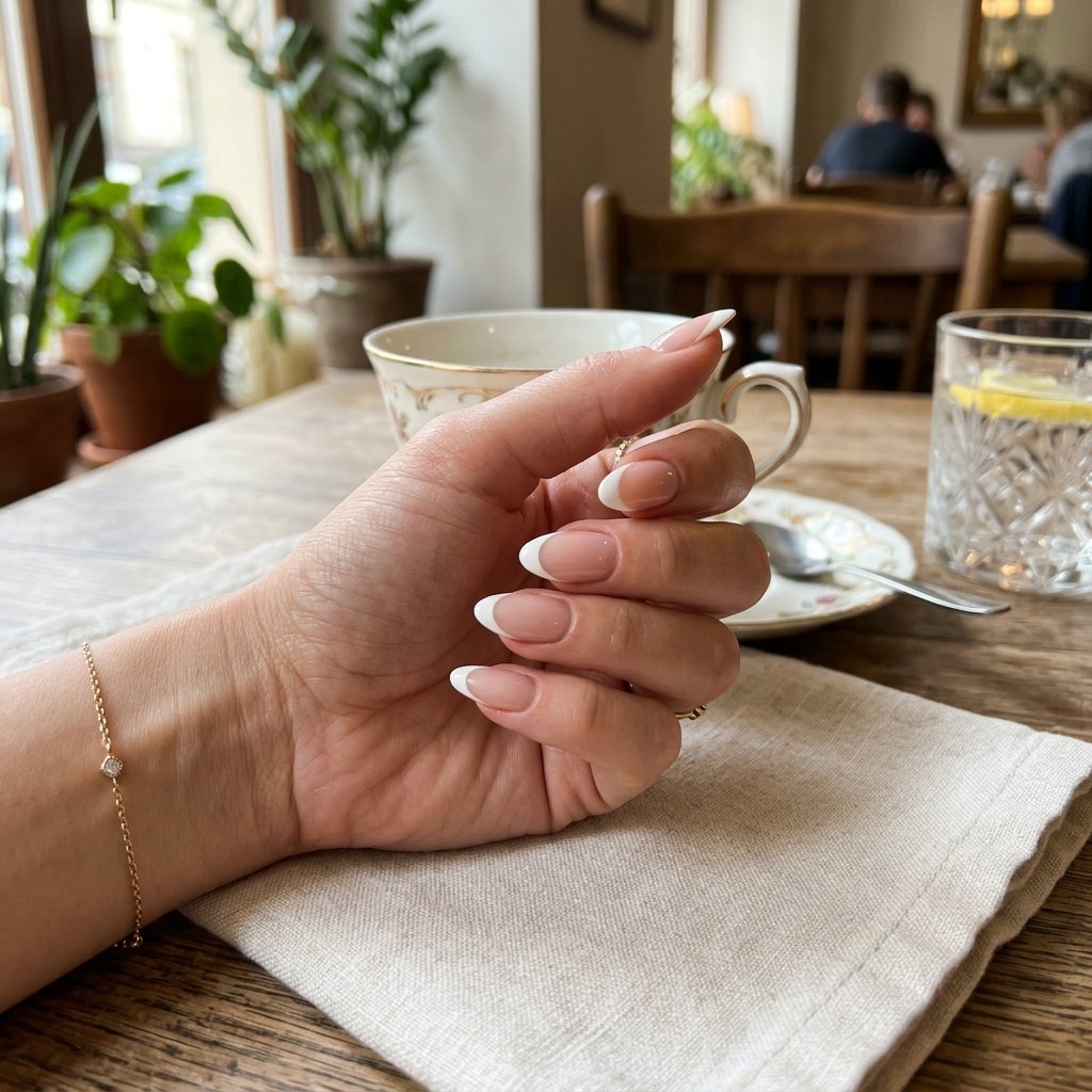 17 White Summer Nails That Scream “Clean Girl Energy” (And Honestly Go With Everything) 4 White French Tips