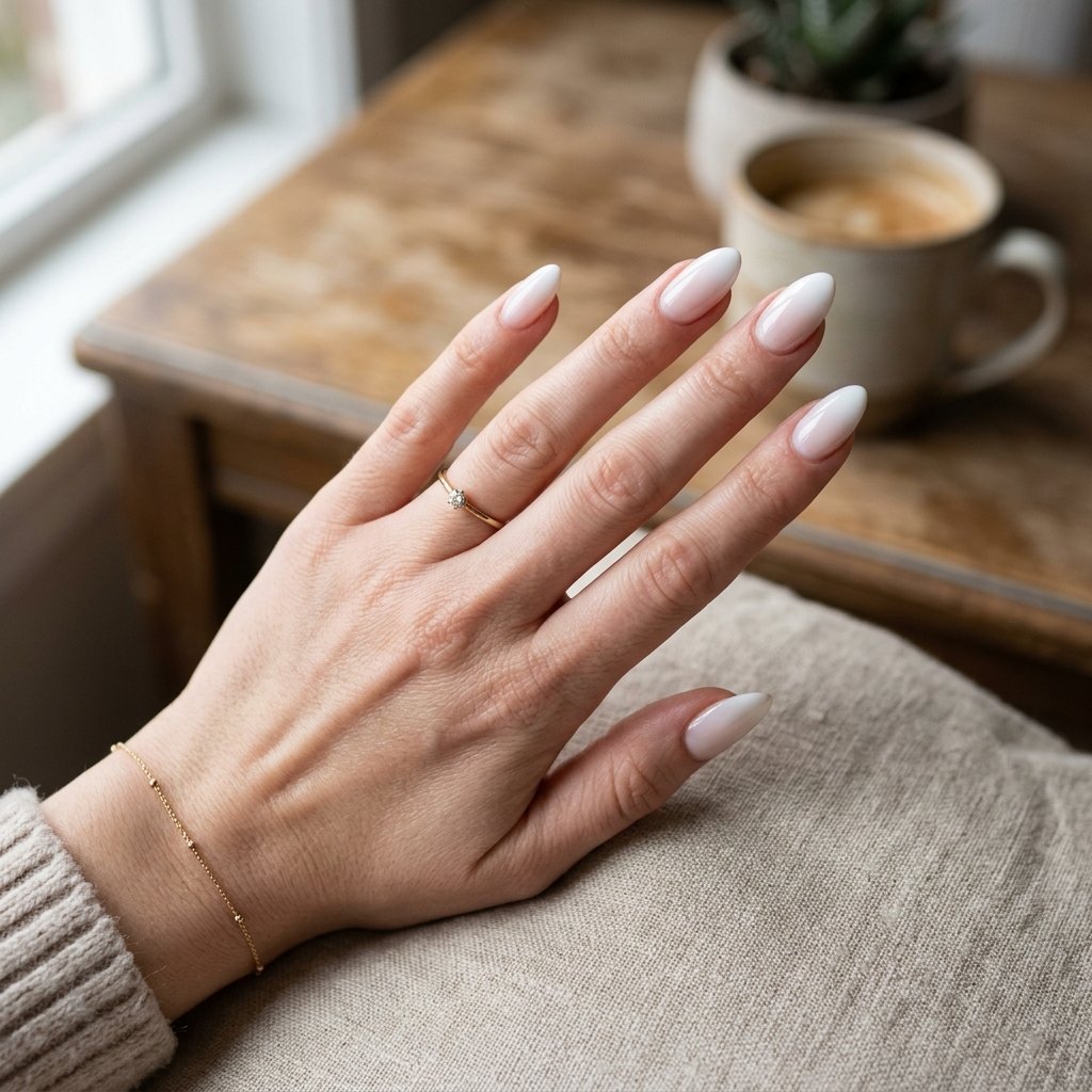 17 White Summer Nails That Scream “Clean Girl Energy” (And Honestly Go With Everything) 10 White Ombre