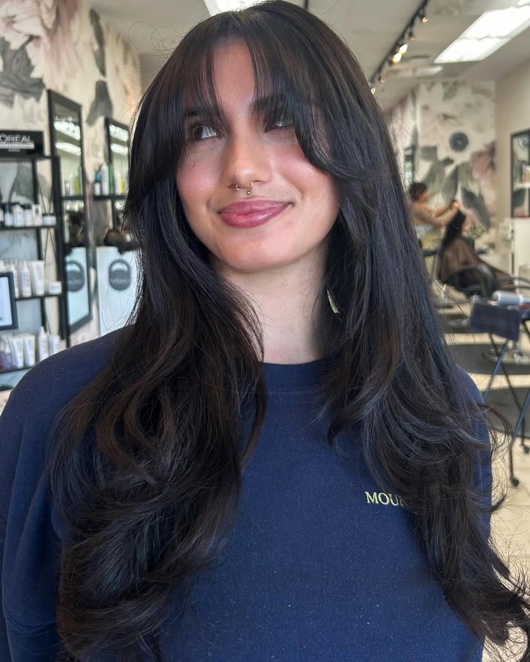 17 Square Face Hairstyles That Instantly Soften Your Look (And Make Styling Way Easier) 5 Wispy Curtain Bangs
