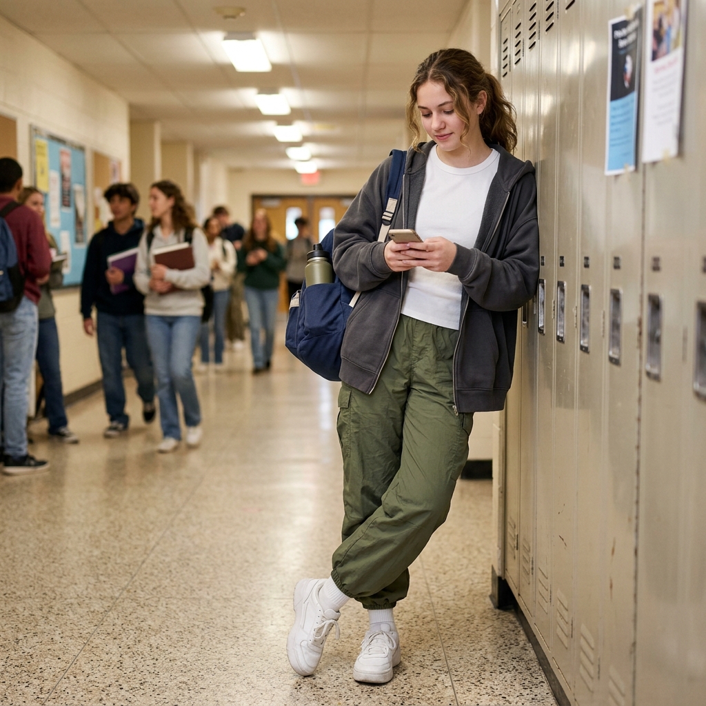 17 School Outfit Ideas So Good You’ll Actually Want to Wake Up Early for Class 18 Zip Up Hoodie Parachute Pants
