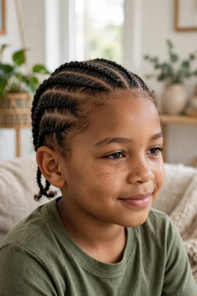 17 Braided Hairstyles for Kids, Negotiated the Way Parents Actually Get Them Done 3 bk 02 cornrows