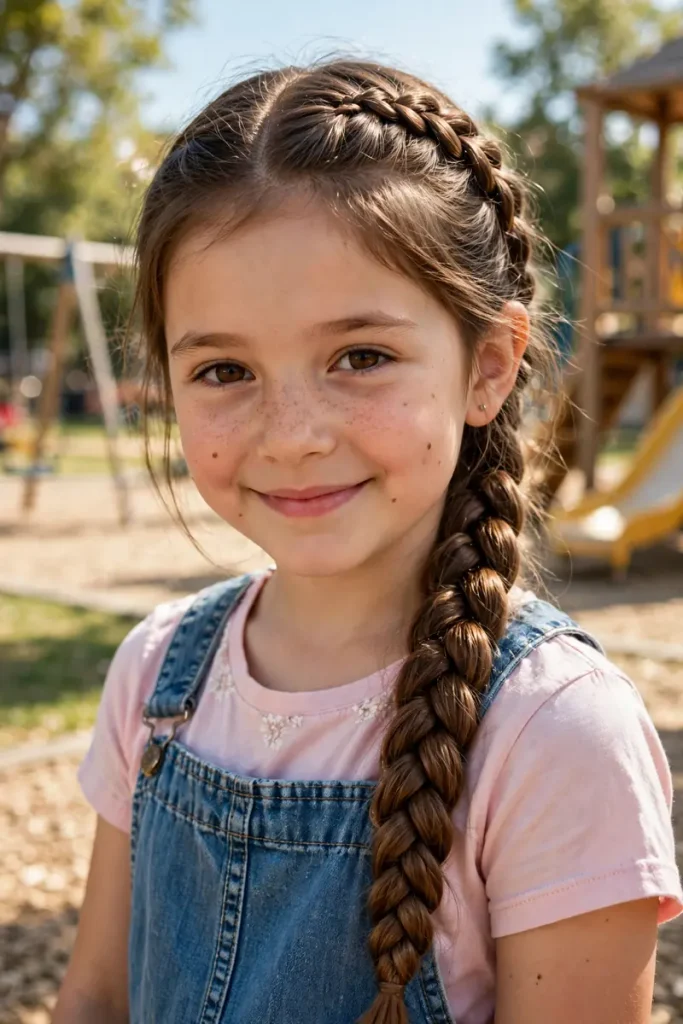 17 Braided Hairstyles for Kids, Negotiated the Way Parents Actually Get Them Done 4 bk 03 single dutch braid