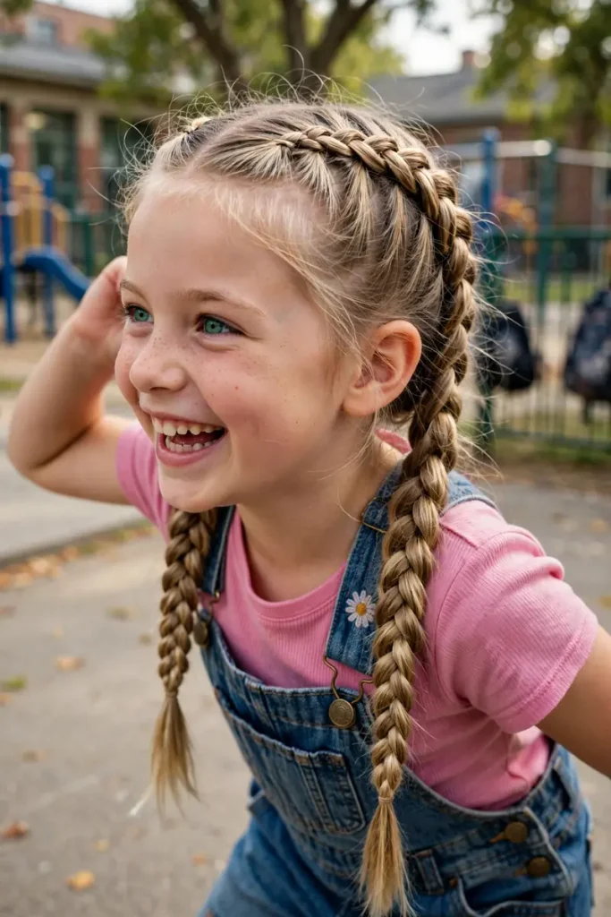 17 Braided Hairstyles for Kids, Negotiated the Way Parents Actually Get Them Done 5 bk 04 fishtail braids