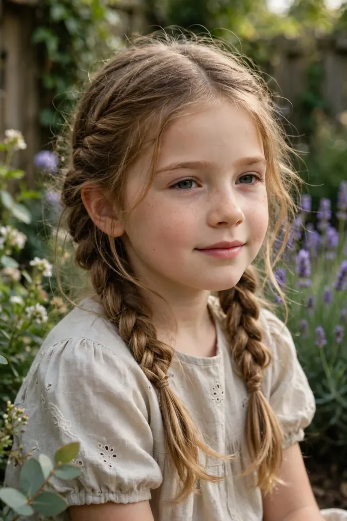 17 Braided Hairstyles for Kids, Negotiated the Way Parents Actually Get Them Done 12 bk 11 loose low tension braids