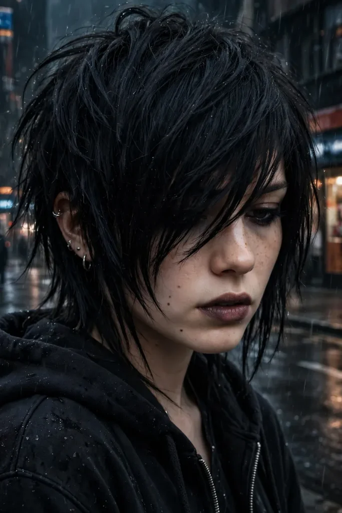 15 Emo Hairstyle Ideas, From 2000s Classics to Grown-Up Emo 2 emo 01 side swept fringe
