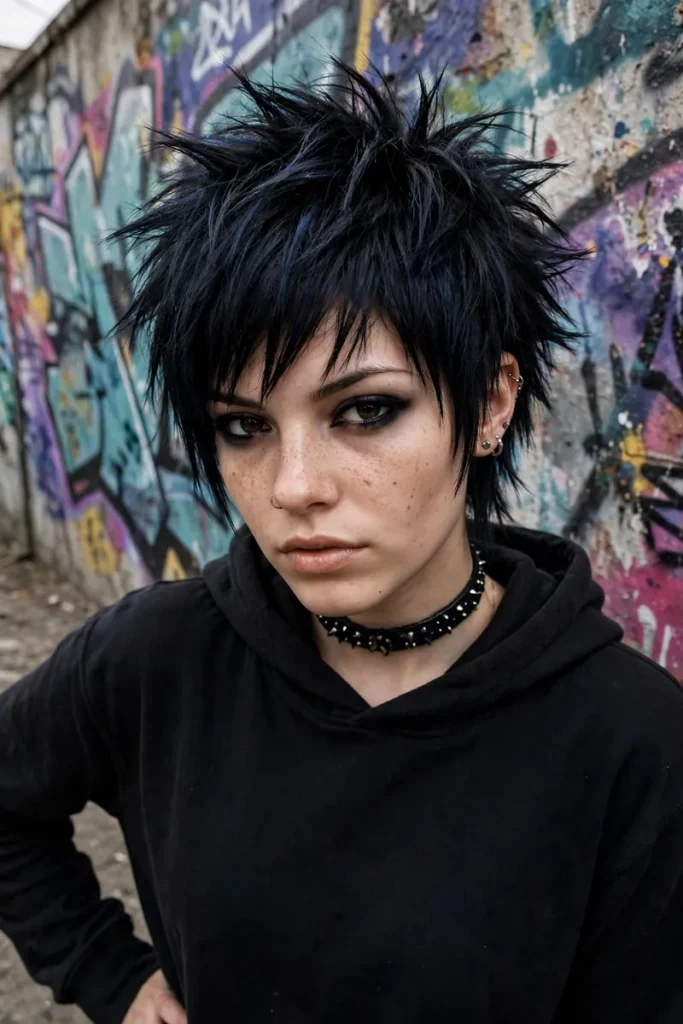 15 Emo Hairstyle Ideas, From 2000s Classics to Grown-Up Emo 8 emo 07 spiky choppy short cut