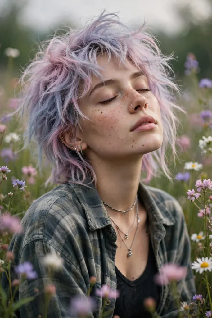 17 Grunge Hairstyle Ideas, Sorted by Where the Texture Comes From 17 grunge 16 faded pastel color