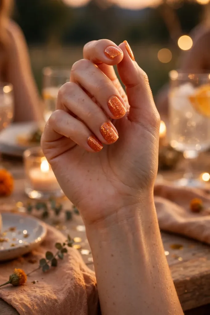 16 Orange Summer Nails So Juicy They Practically Glow 12 image 27