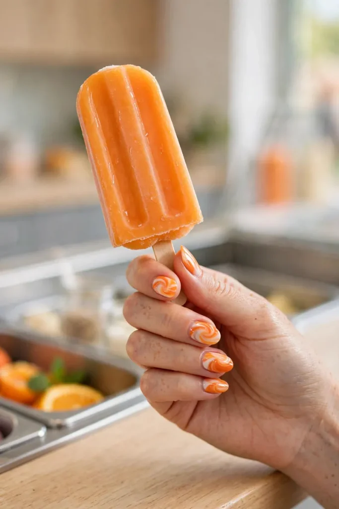 16 Orange Summer Nails So Juicy They Practically Glow 13 image 28