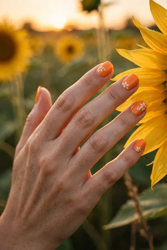 16 Orange Summer Nails So Juicy They Practically Glow 14 image 29