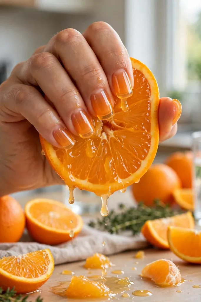 16 Orange Summer Nails So Juicy They Practically Glow 17 image 32