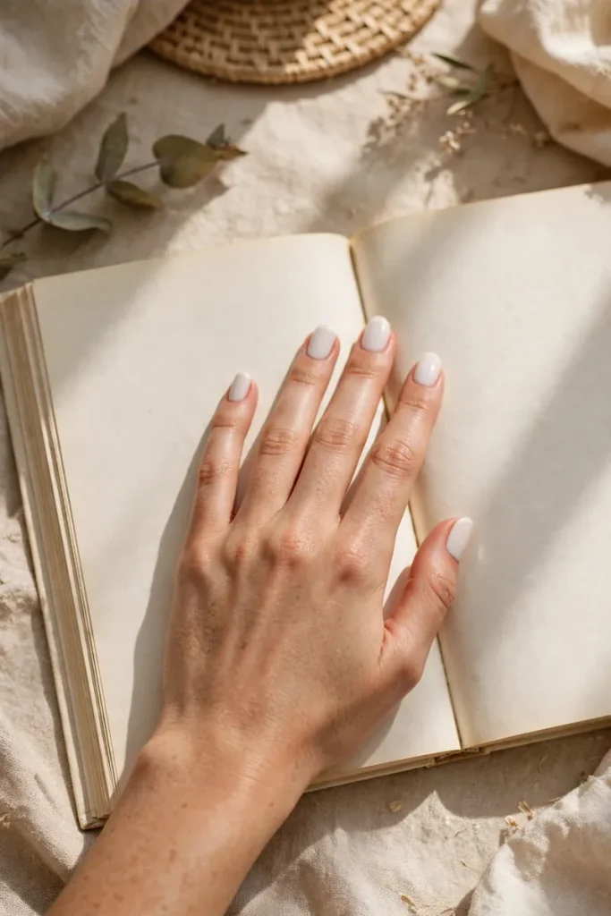 17 White Summer Nails So Clean, People Will Think You're Getting Married 5 image 36