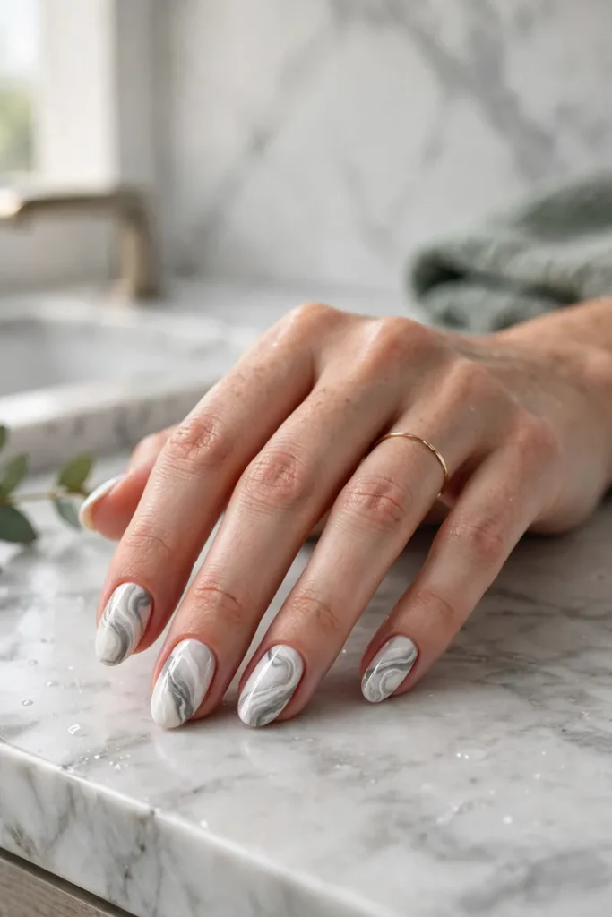 17 White Summer Nails So Clean, People Will Think You're Getting Married 10 image 40