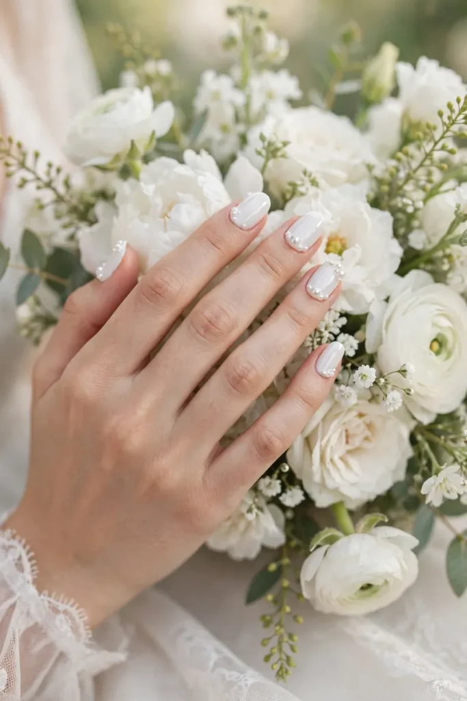17 White Summer Nails So Clean, People Will Think You're Getting Married 11 image 41