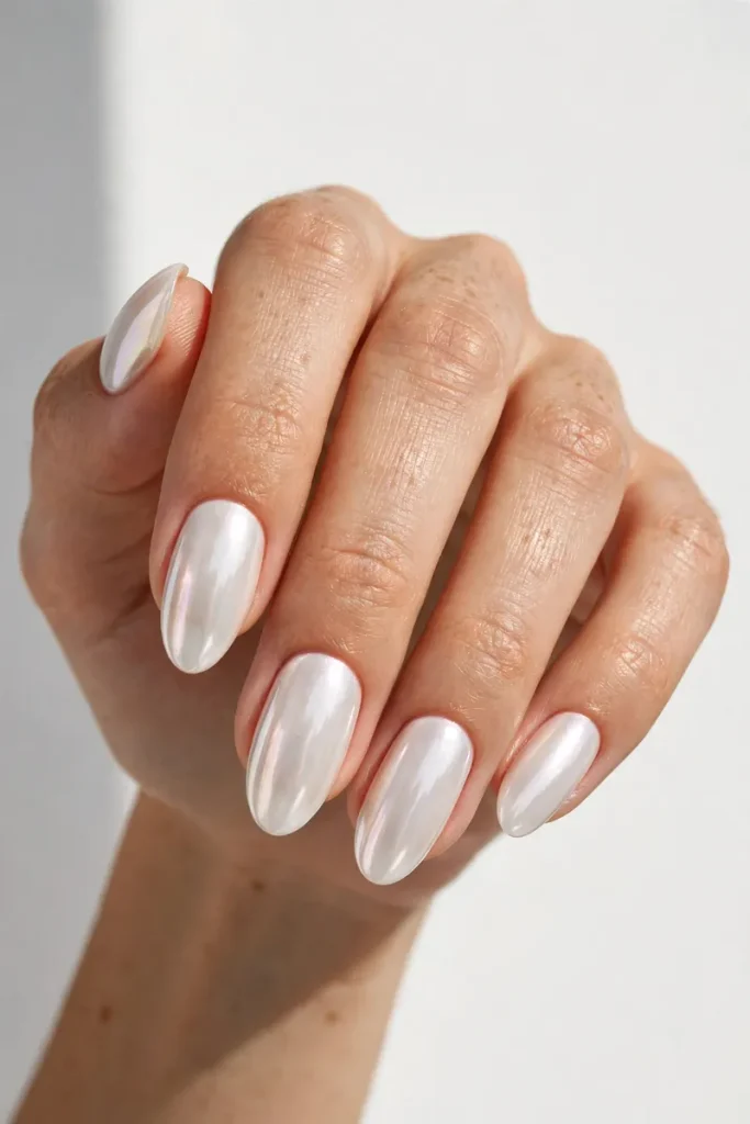 17 White Summer Nails So Clean, People Will Think You're Getting Married 12 image 42