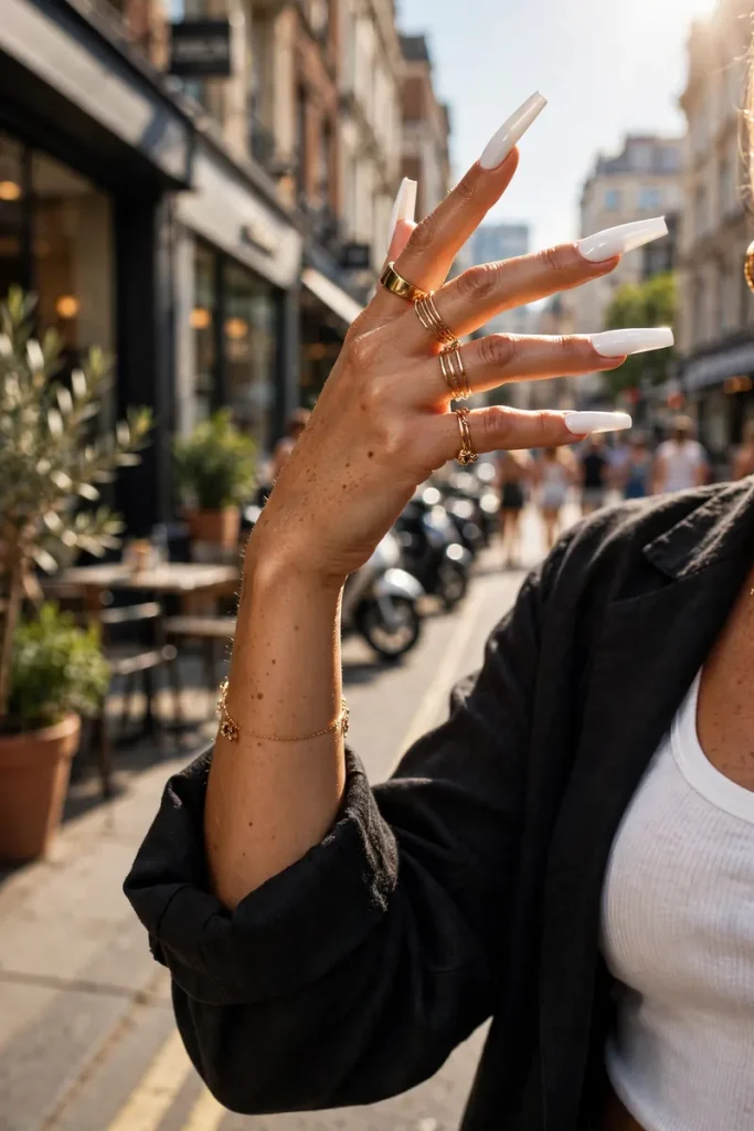 17 White Summer Nails So Clean, People Will Think You're Getting Married 16 image 46