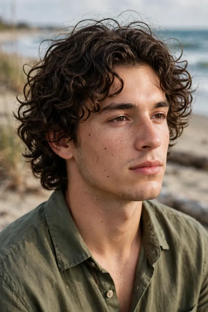 15 Medium Men's Hairstyles, Pulled From a Barber's Actual Text Thread With Clients 8 men 07 medium curl set