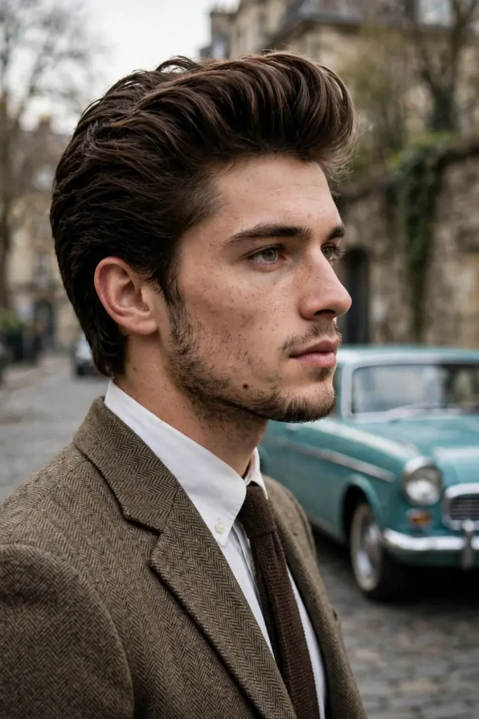 15 Medium Men's Hairstyles, Pulled From a Barber's Actual Text Thread With Clients 11 men 10 medium pompadour