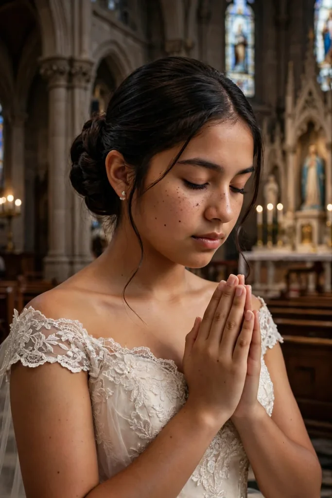 15 Quinceañera Hairstyles ideas, Walked Through Like the Night's Actual Program 3 quince 02 low reverent chignon