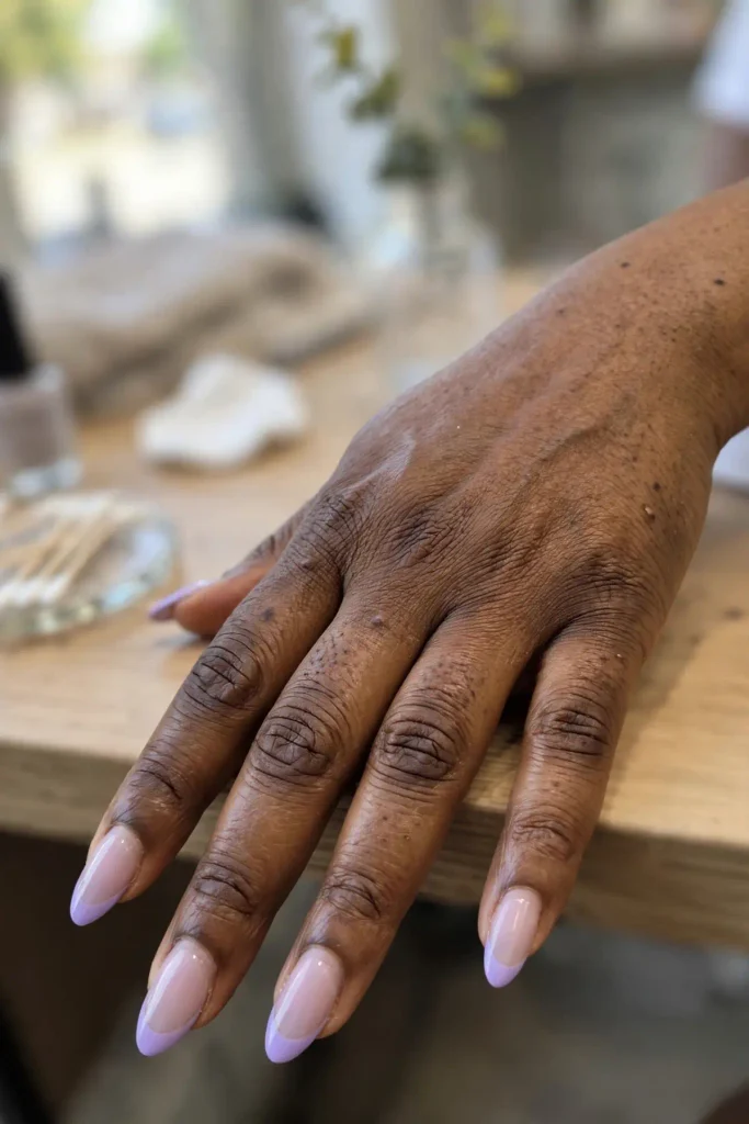 16 Purple Summer Nails: The Color of Royalty, Reimagined 5 s03 lavender french