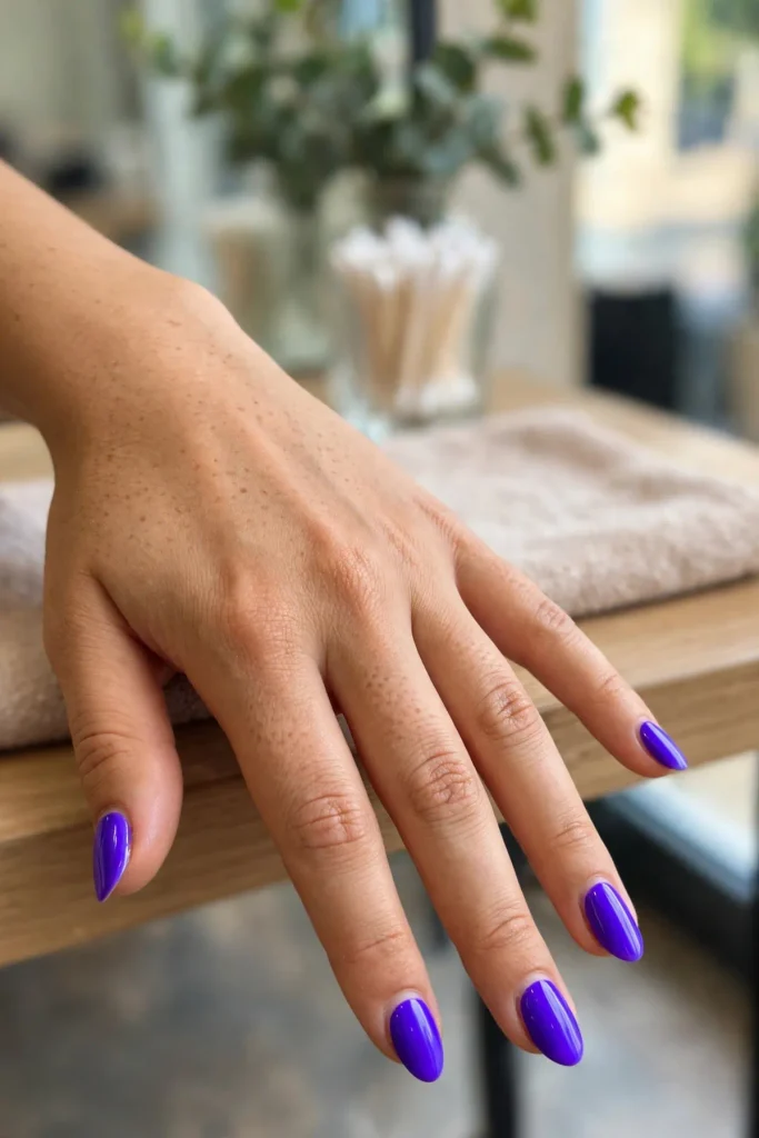 16 Purple Summer Nails: The Color of Royalty, Reimagined 7 s05 electric violet