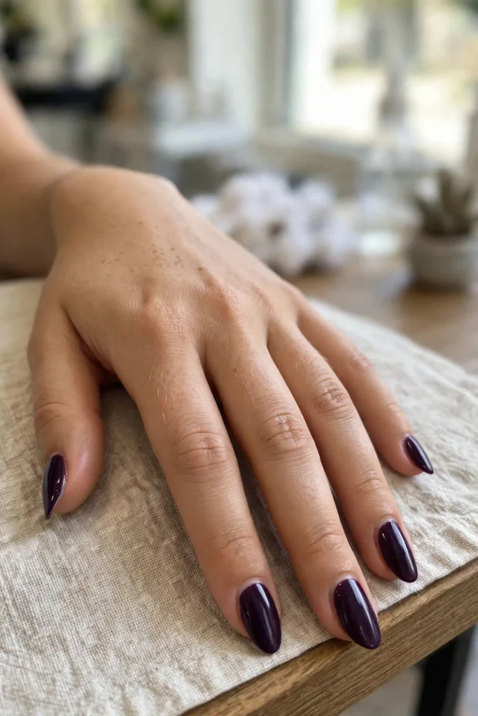 16 Purple Summer Nails: The Color of Royalty, Reimagined 12 s10 eggplant elegance