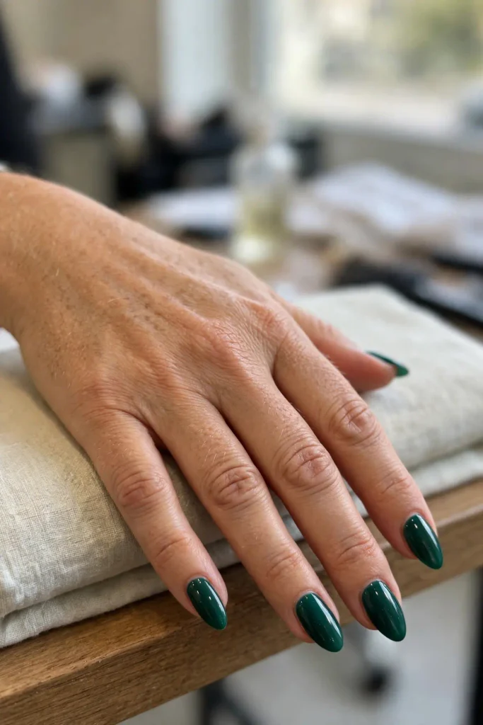16 Green Summer Nails That Will Make Everyone Stare 15 s13 emerald luxe