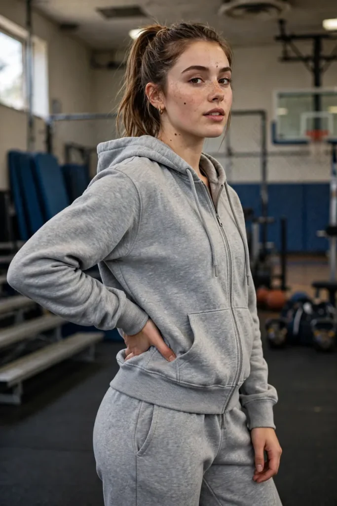 17 School Outfit Ideas (That Aren't Boring) 8 sch 07 matching sweatsuit set