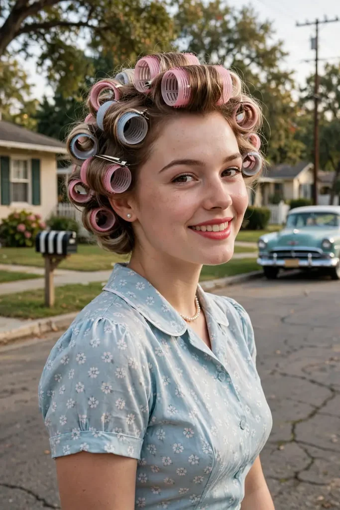16 Vintage Hairstyle Ideas, Organized by the Technique That Creates Them 5 vintage 04 1950s roller set bob