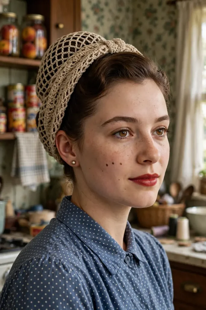 16 Vintage Hairstyle Ideas, Organized by the Technique That Creates Them 16 vintage 15 1940s snood updo