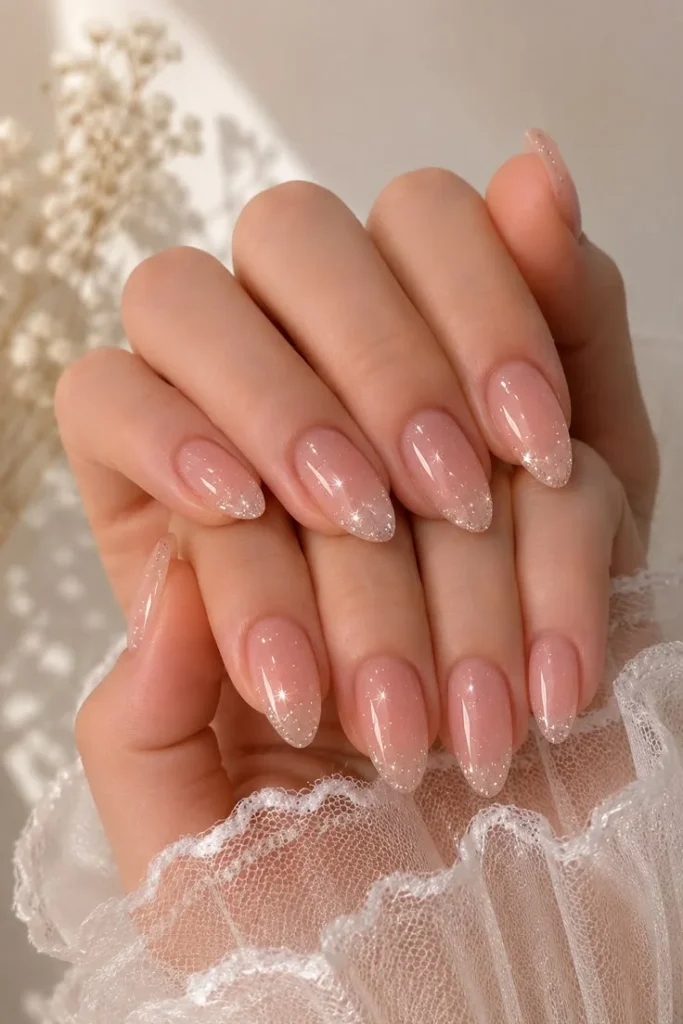 15 Pink Nail Ideas That Are So Good, You'll Want to Cancel Your Plans Just to Stare at Them 10 A Little Bit of Bling