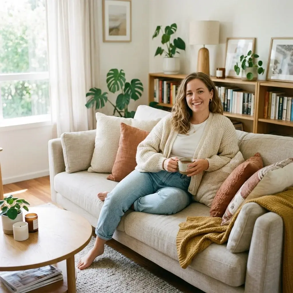 15 Jeans Outfit Ideas That Make Getting Dressed Way Too Easy 14 Cardigan Relaxed Jeans